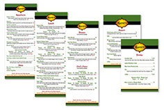 Hamir's Indian Fusion Menus