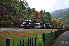 Train on the Horseshoe Curve